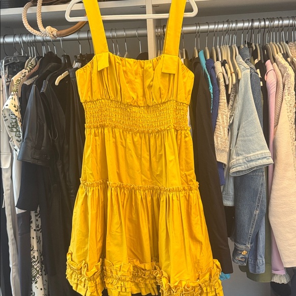 Yellow Ruffled Sundress Jason Wu - Picture 1 of 3